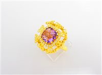 Ringe Damiata Gioielli Dame in Gelbgold Quarzo idrotermale 5116/5/102 - 5116/5/102